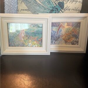 Set of Two Framed Impressionist Art Prints afternoon Tea? Beautiful